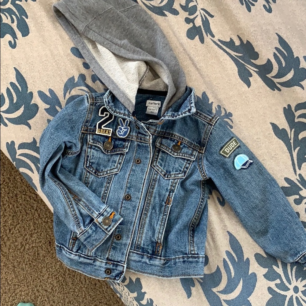 Jean hooded jacket